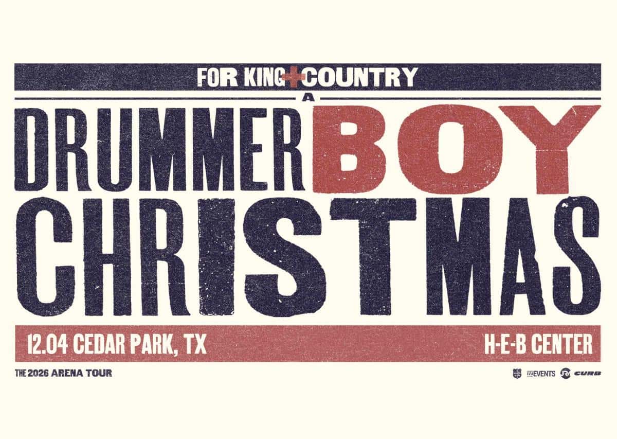 for KING + COUNTRY A DRUMMER BOY CHRISTMAS 2026 Arena Tour
