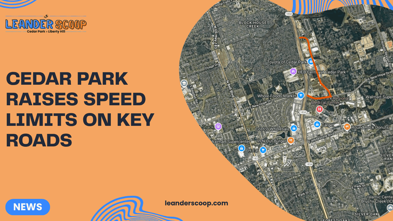 Cedar Park Raises Speed Limits on Key Roads — featured image