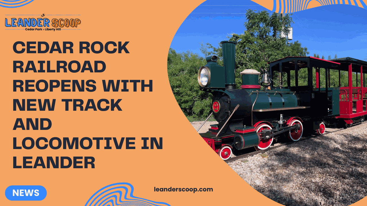 Cedar Rock Railroad Reopens with New Track and Locomotive in Leander — featured image