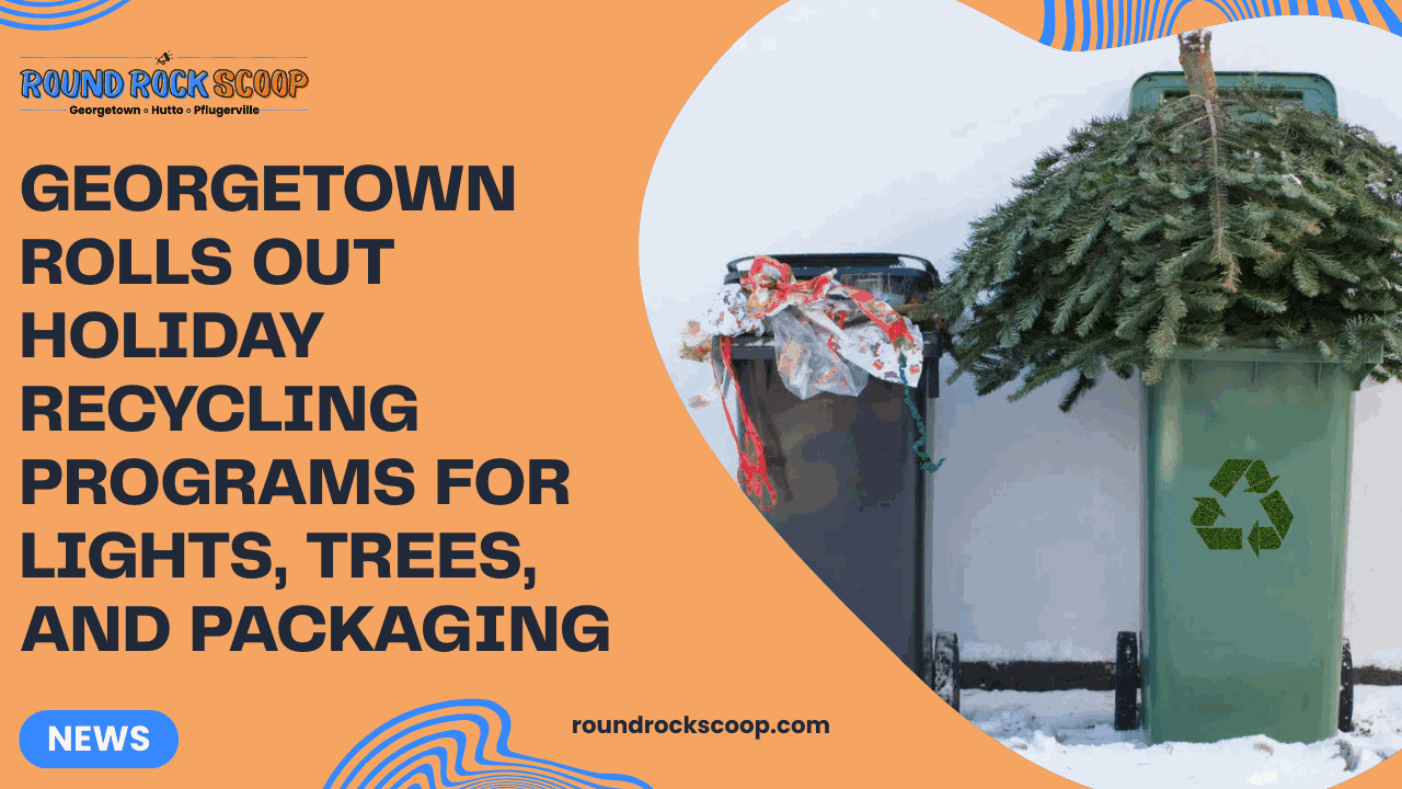 Georgetown rolls out holiday recycling programs for lights, trees, and packaging — featured image
