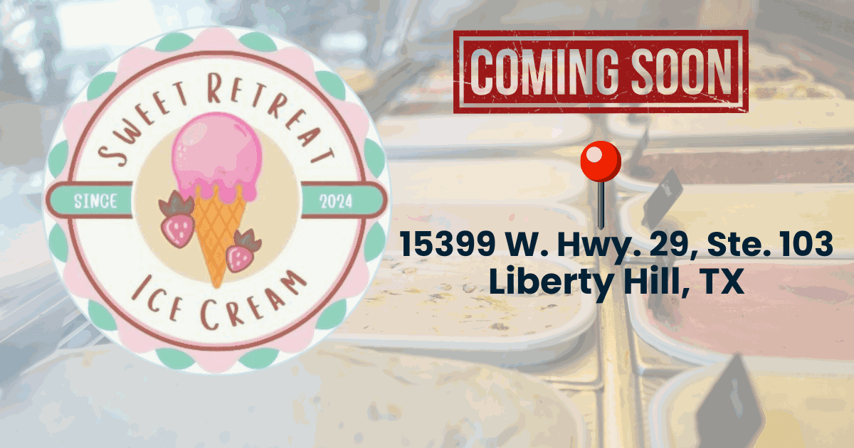 Sweet Retreat Ice Cream Shop Coming to Liberty Hill — featured image