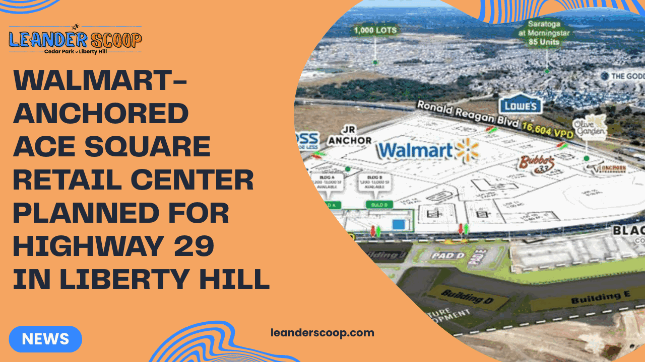Walmart-anchored Ace Square retail center planned for Highway 29 in Liberty Hill — featured image