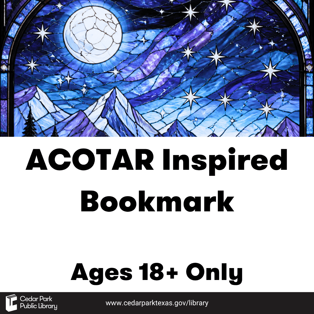ACOTAR Inspired Faux Stained Glass Bookmarks - 18+ years