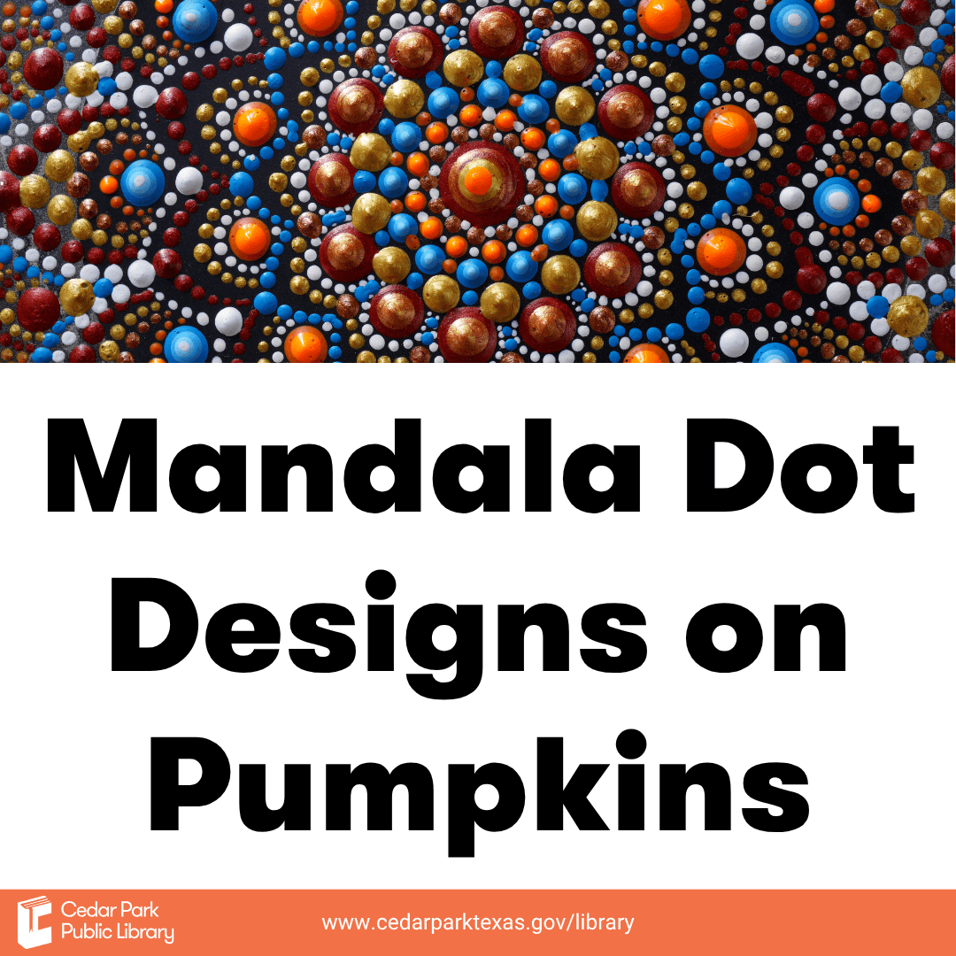 Mandala Dot Designs on Pumpkins (18+ years)