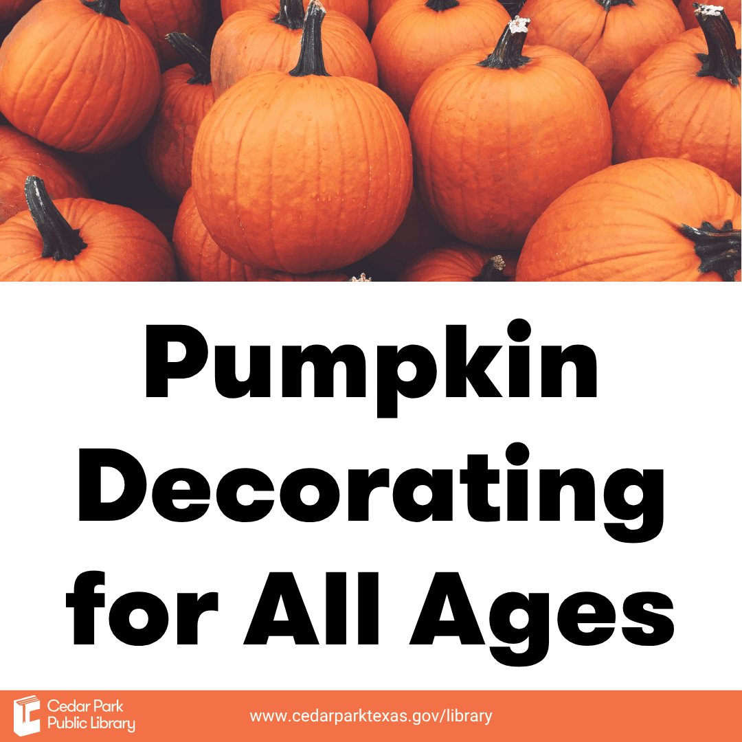 Pumpkin Decorating (all ages)