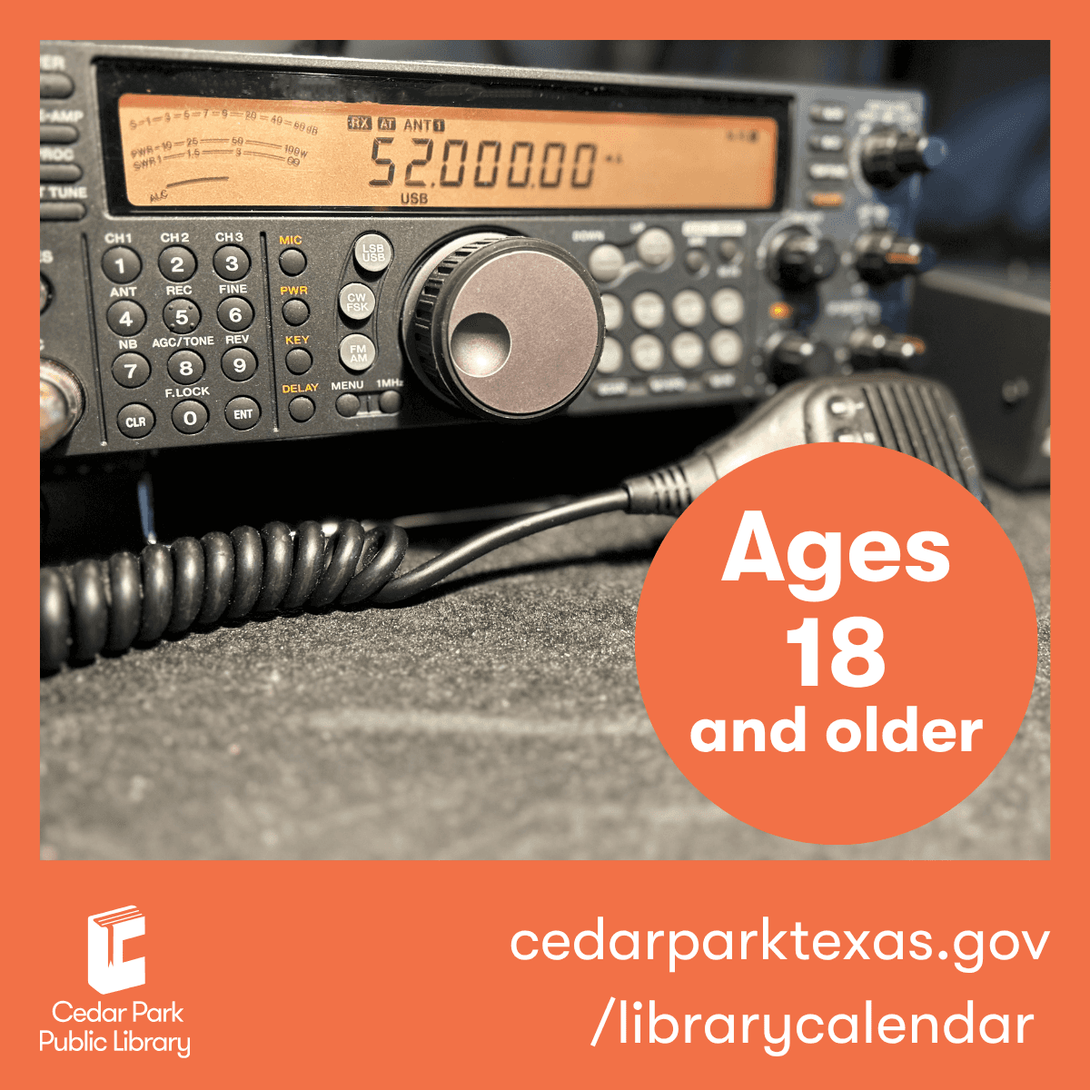 Intro to Ham Radio (18+ years)