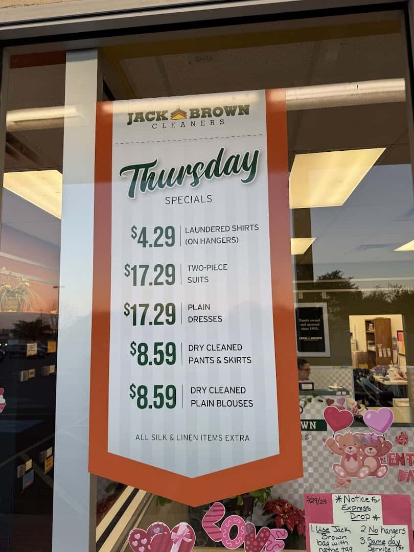 Jack Brown Cleaners — Laundry & Dry Cleaning photo 2 of 5