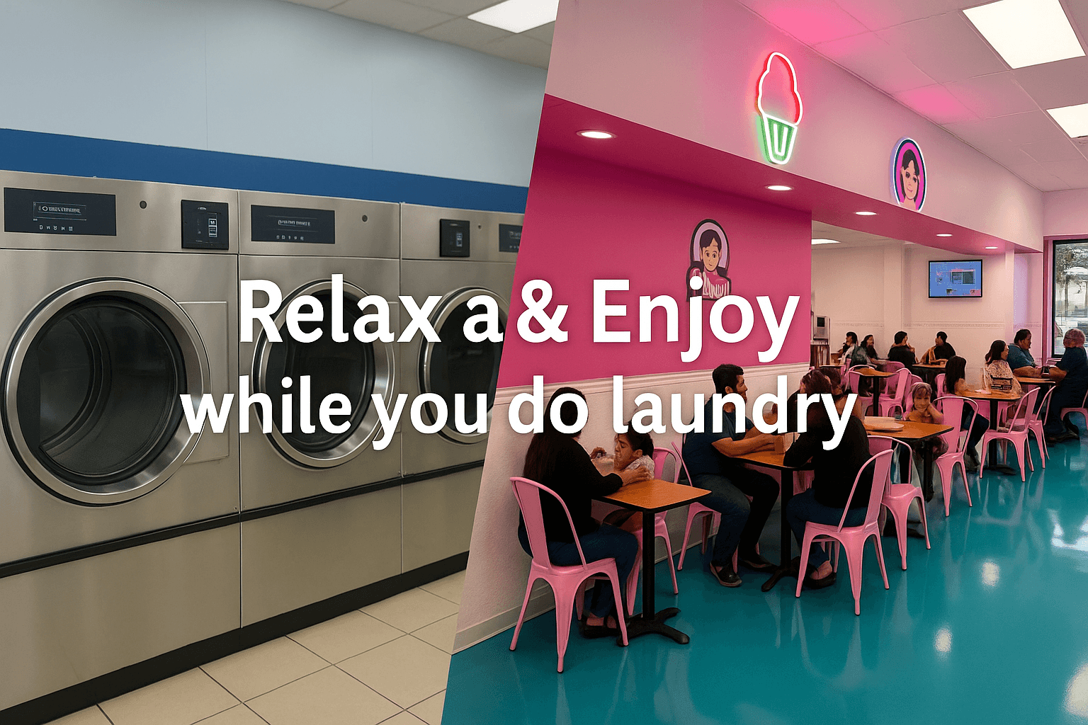 Eco Spin Laundry Washateria , Round Rock Laundromat on Sam Bass, Round Rock, TX — Laundry & Dry Cleaning photo 1 of 5