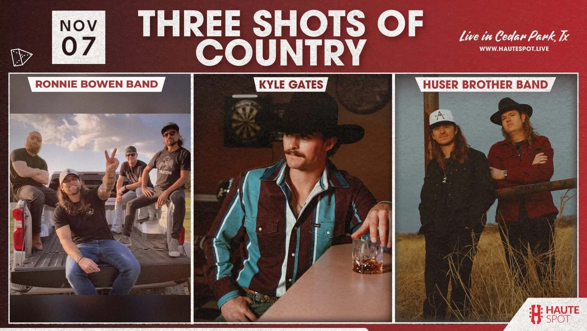 Huser Brother Band, Ronnie Bowen, Kyle Gates