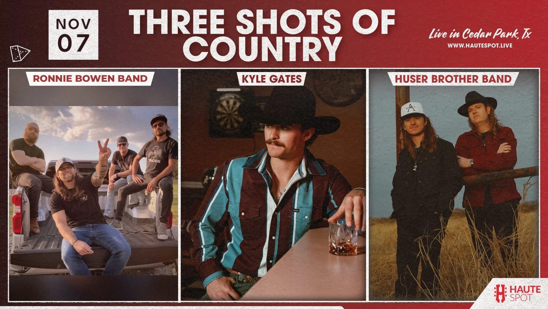 Huser Brother Band, Ronnie Bowen, Kyle Gates