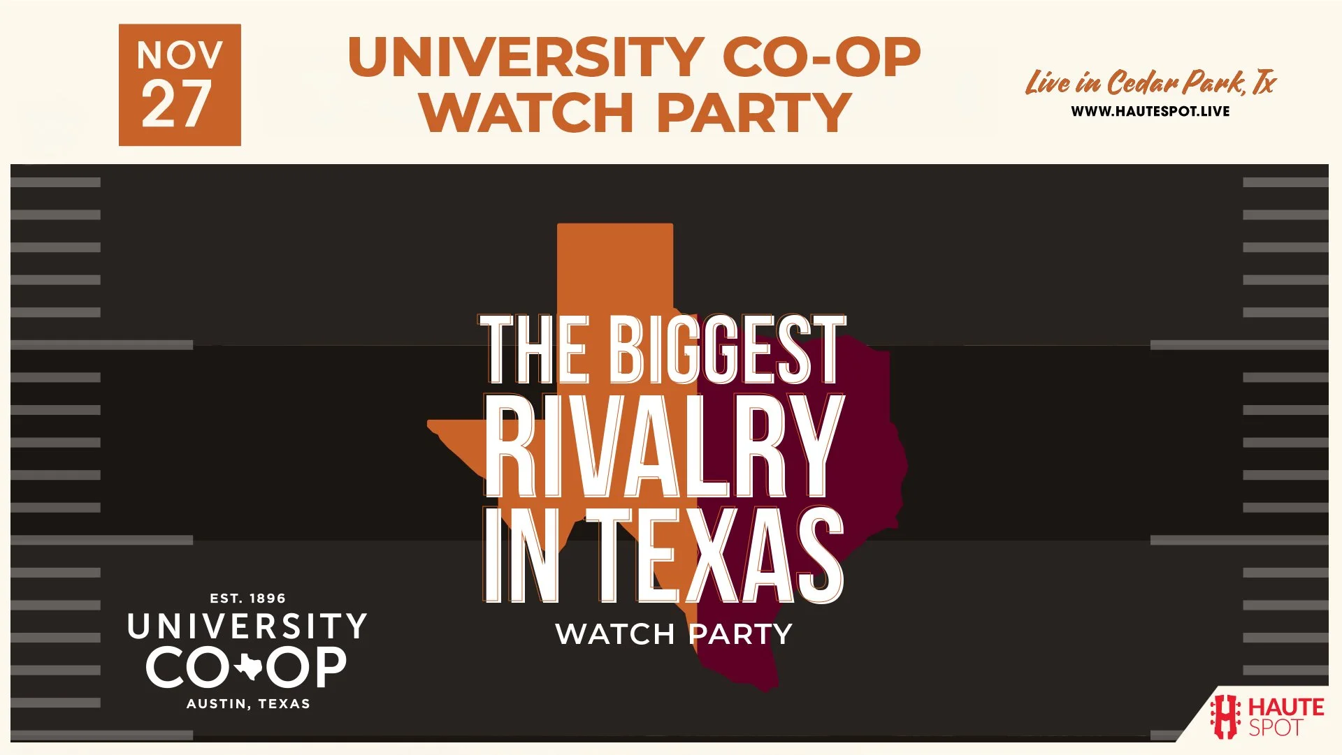 The Biggest Rivalry in Texas Watch Party