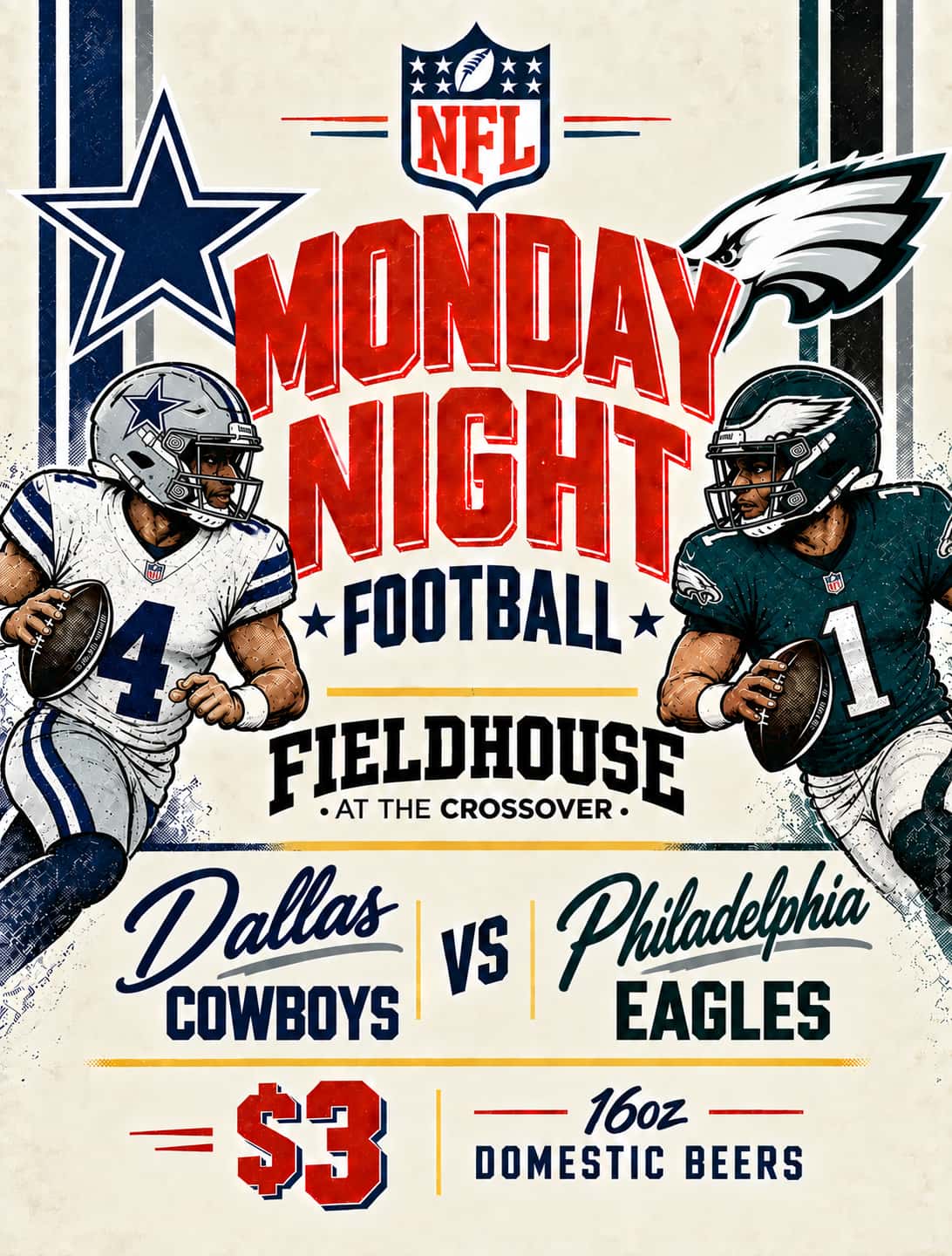 Monday Night Football: Dallas Cowboys vs. Philadelphia Eagles 馃張